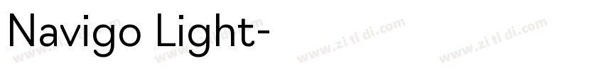 Navigo Light字体转换